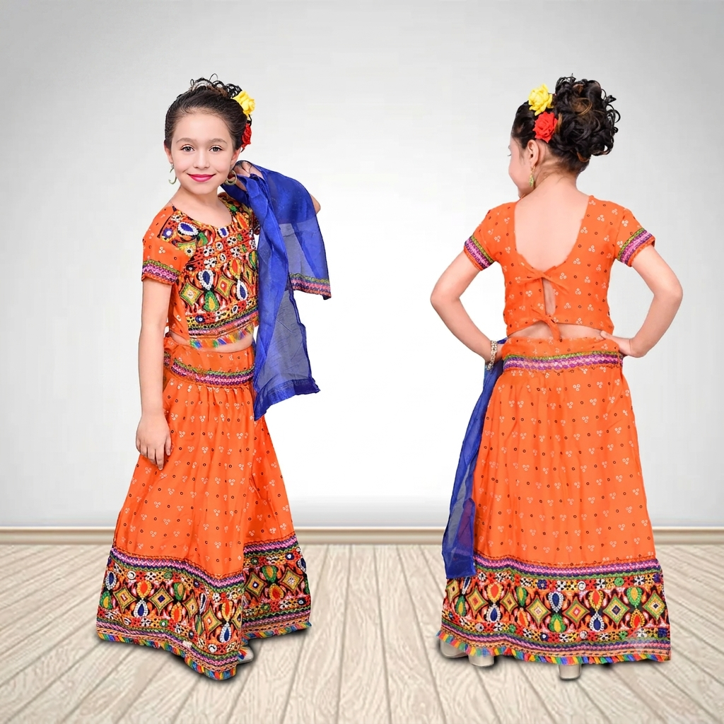 Gujarati Lehanga - View 3